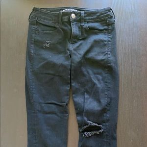 Black American Eagle jeans size 2 short